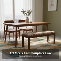 Padded Seat Upholstered Wood Side Chair Designer Original Seating Furniture Ergonomic spinerest Minimalist Aesthetic for Homeowners, Interior Designers, Restaurant Owners, Dining Room, Kitchen, Reception Area, Bedroom
