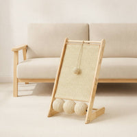 L-Shaped Cat Scratching Board Long-Lasting Pet Supply Space-Saving