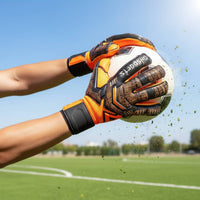 Football Mittens Stitching Padded Goalkeeper Gloves Professional-Grade Performance Sports Gear for Adults, Football Match