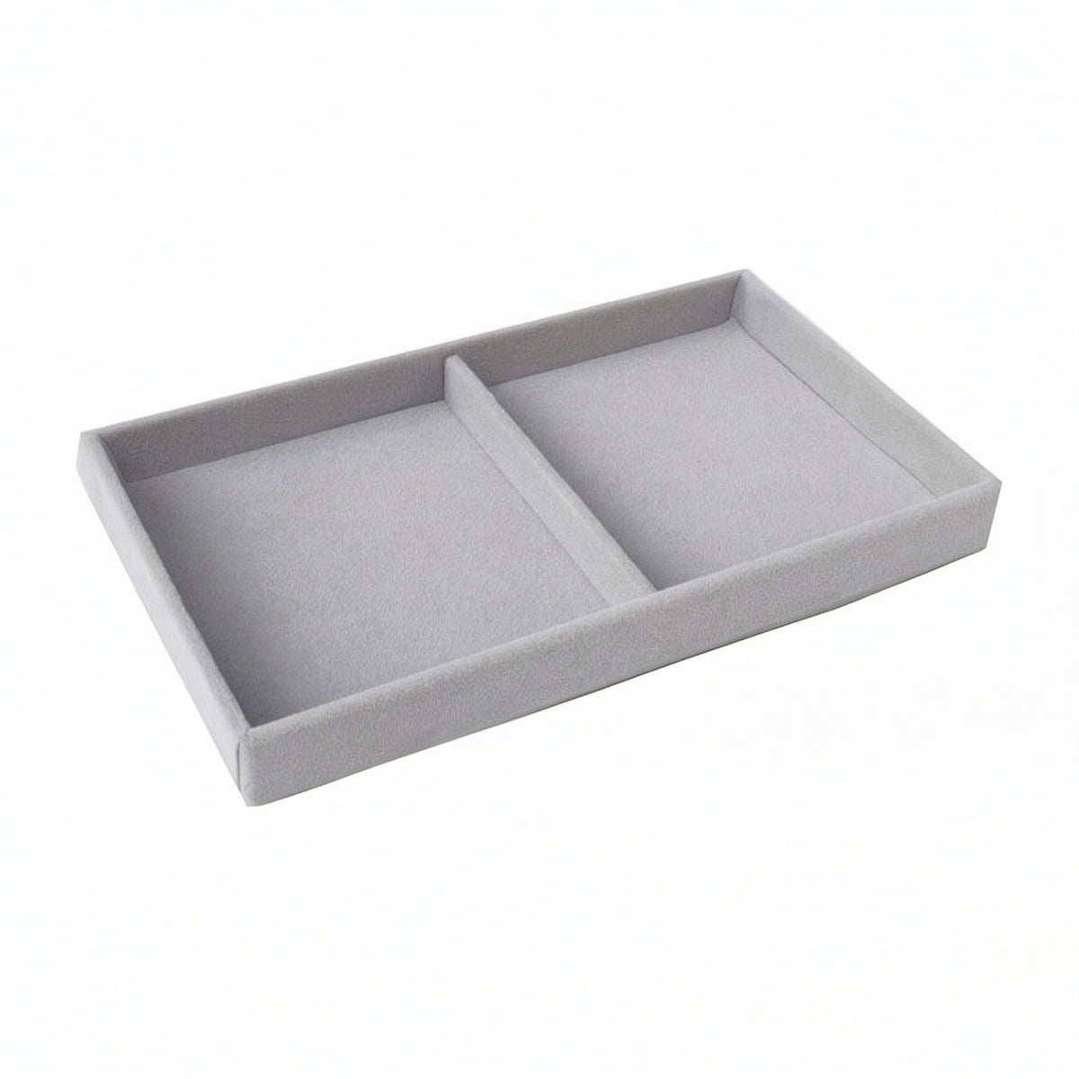 Slimline Jewelry Display Tray Stackable Velvet Jewelry Tray Safeguarding Sturdy for Collectors, Showcases