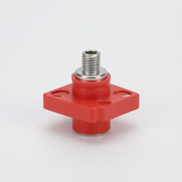 Flame-Retardant Battery Terminal Block with Stud Corrosion-Resistant Battery Terminal with Insulated Shell Long-Lasting Busbar Easy to Install for Power Systems, Inverters