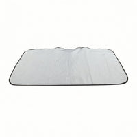 Windshield Sunshade with Aluminum Foil Reflective Windshield Sunshade Resistant All-Season for Drivers, Outdoor Parking