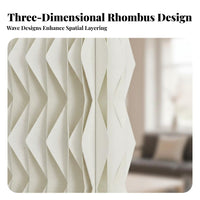 Easy to Set up Accordion Folding Screen Toolsimple Setup tool-lessstanding Accordion Wall Lightweight Space Partition Portable for Event Planners, Business Owners, Studio Apartment, cosmetic studio, Retail fromlet, showcase