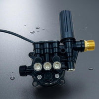 Multiple Connection Ports 12 Mm Stem-Clamp Pump Head Threaded Metal Outlet Pressure-Regulating Pump Head Adjustment Knob Car Washer Part Mounting Ears