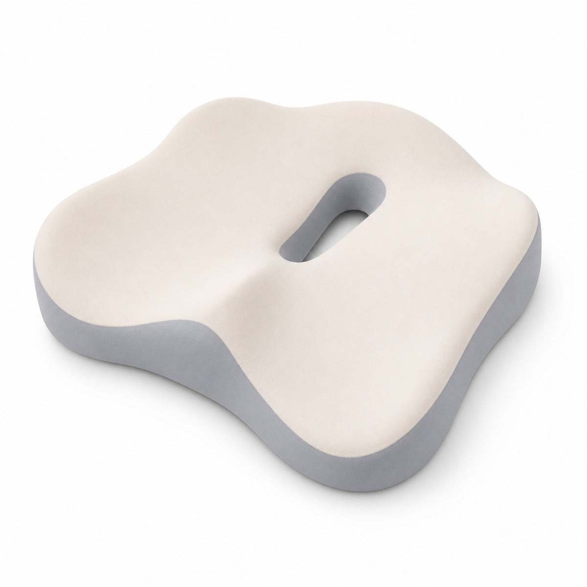 Memory Foam Seat Cushion Tailbone Contoured Seat Cushion Chair Pad Sciatica Thick for Office Workers