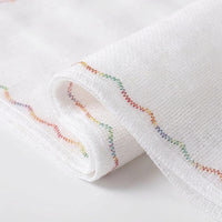 Striped Microfibre Cloth and Oil Resistant Dishcloths, Super-Absorbent Microfibre Cloth for Glass, Lint Dishcloths with Locked Border Finish