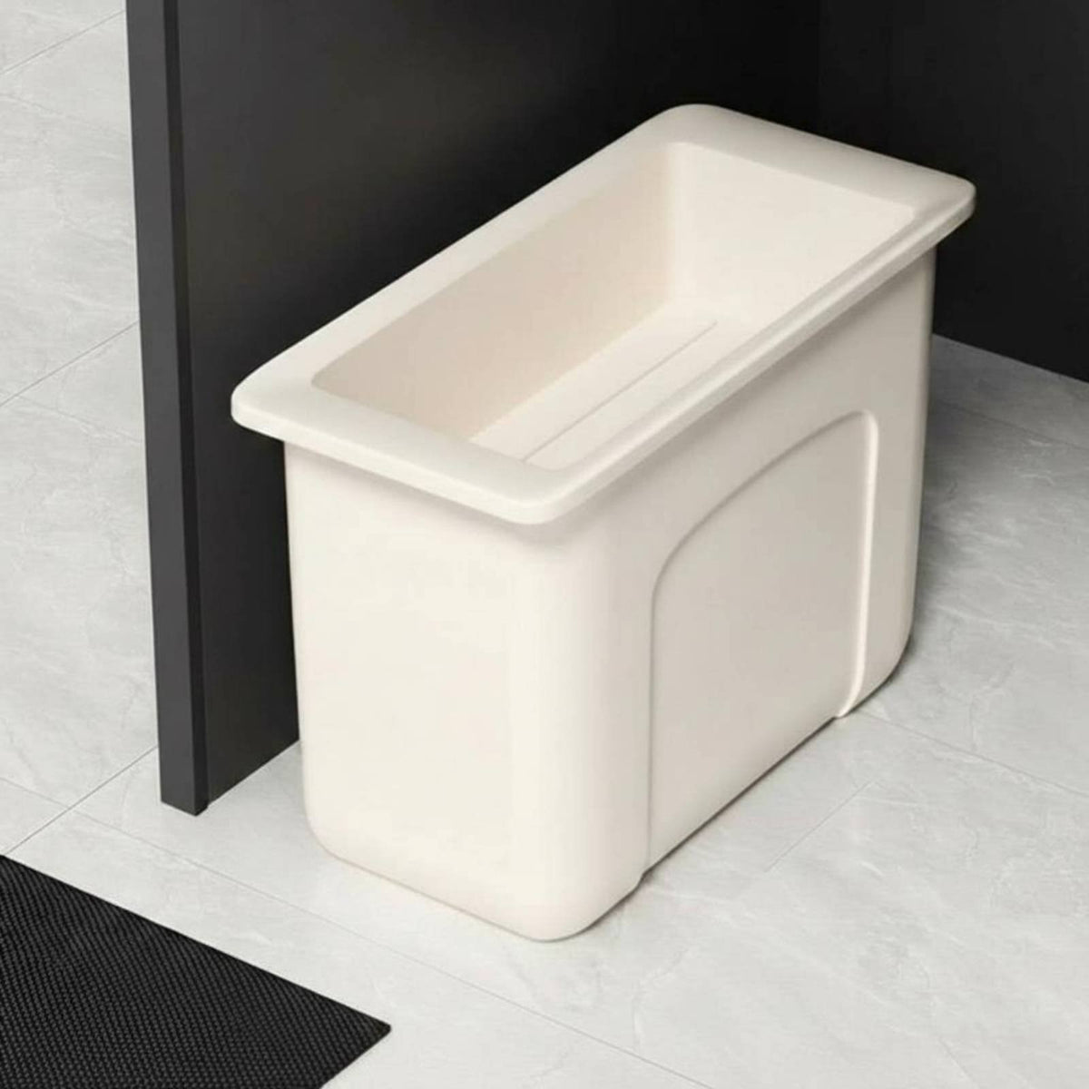 Stackable beneath-desk container With casters Organizing Basket Movable for residents