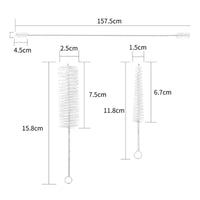 Nylon Bristles Brass Instrument Cleaning Set Long Flexible Wire Trumpet Cleaning Kit Gentle on Finish Musical Accessory for Band Room