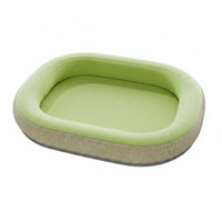 Washable Pet Bed Multi-Season Semi-Enclosed Dog Mat Portable Calming Pet Bed for Small Dogs, Cats, Summer, Indoor