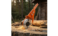 Belt-Driven Chainsaw Carving Attachment Wide Compatibility Chainsaw Carving Mill Attachment Aluminum Log Debarker Steel for Carpenters