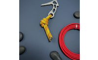 Anchor Hook with Cut-Outs Temporary Climbing Anchor Hook Compact Hardware for Climbers