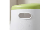 U-Shaped Opening Plastic Sitz Bath Stool Handhold Cutouts Sitz Bath Stool Smooth Finish Postpartum Soak Pan Low Base for Bathroom