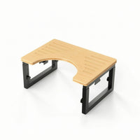 Foldable Wooden Toilet Foot Stool Compact Toilet Foot Stool Long-Lasting Comfortable for Adults, Kids, RV