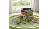 Farm Animal Playset Creative Barnyard Figure Set Educational Barnyard Playset for Playroom