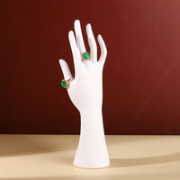 Realistic Shape Resin Hand Model Elegant Design Band Display Hand Polished Finish Band Bracelet Holder Long-Lasting Material for Jewelry Shop Owners, Shop Window, Countertop, Craft Fair, Dresser