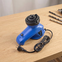 Electric Drill Bit Sharpening Machine Compact Drill Bit Grinder Tabletop Sharpening System Corded for DIYers, Hobbyists, Home Workshop, Tool Room