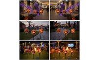 Pumpkin Stake Lights Light-up Jack-O'-Lantern Stake Lights Pumpkin Decoration with Stakes Battery-Operated Yard Decorations