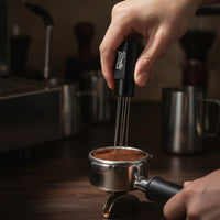Compact WDT Tool with Handle Stainless Steel Espresso Distribution Tool Food-Grade Coffee Distribution Needle Coffee Professional-Style for Baristas, Home Cafes