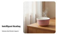 Automatic Heating Constant Temperature Pet Waterer Prevents Unrestricted Zing Electric Ceramic Pet Bowl Easy to Clean for Cat Owners