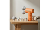 100-Level Adjustment Two-headHead Massage Type-C Charging Handheld Fascia Massager Digital Display Hand-gripGrip Massager Adjustable Speed Levels
