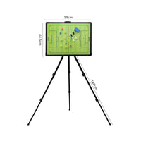 Football Board Telescopic Tripod Football Board Sports Equipment Erasable Adjustable Height for Demonstration