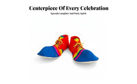 Clown Shoes Colorful Design Clown Shoe Covers Bright Colors Oversized Shoe Covers for Entertainers, Adults, Carnivals, Stage Performances, Halloween