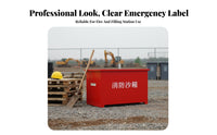 Fire Sandbox Large Capacity Fire Sand Storage Box Thickened Steel Plate for Warehouse Managers, Business Owners, Factories, Warehouses, Public Places
