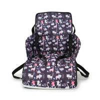 Lightweight Dining Chair Booster Seat Foldable Booster Seat Securing Straps