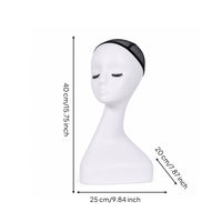 Mannequin Head Abstract Display Head Hard Hairpiece Stand for Retailers, Hairdressers, Shop Window