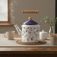 Enamel Tea Kettle Versatile Use Tea Kettle Non-Reactive Cookware