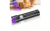 Multi-Functional 365nm Blacklight Torch Multifunctional 365nm Flashlight Black Filter Lens Flashlight Lightweight for Collectors, Home Inspection, Antique Appraisal, Travel