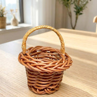 Parrot Toy Miniature Basket for Chewing, Parrot Enrichment Toy, Parakeet Entertainment, Bird Cage Accessories