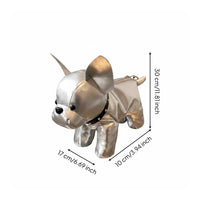 Cute French Bulldog Bag PU Leather Dog-Shaped Crossbody Bag Soft Dog Shaped Purse Lightweight for Women, Casual Outings, Shopping, Travel