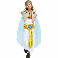 Kids Pharaonic Costume & Comfortable Fit Childrens Pharaoh Costume Breathable & Lightweight Girls Nile Royalty Attire Dress for Stage Performance