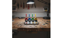 Watch Repair Oil Dish with Pens Professional Watch Oil Cup Stand with Pens Desktop Tool for Watchmakers