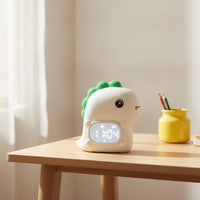 Alarm Clock Lamp Portable Clock Lamp Compact for Study Desk, Toddlers