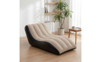 Inflatable Reclining Lounge Chair Relaxing Lazy Sofa Soft Lounging Couch for Patio