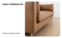 3-Seater Settee Latex Filling 3-Seater Upholstered Couch Modern Minimalist & design Sofa for Apartment Dwellers, residents, Living Room, Bedroom, Office