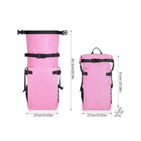 Lightweight Waterproof Backpack Floats on Water Roll Top Dry Bag Tear Resistant Roll Top Rucksack Ergonomic Design for Beach