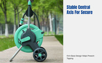 High Pressure Water Soft Hose Reel, Multi-Function Home Cleaning, Car Wash, Garden Watering, Anti-Kink Tube