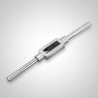 Ratchet Tap Wrench Reversible Control T-Handle Ratchet Tap Wrench Alloy Steel Manual Ratcheting Tool for Mechanics, Workshop, Garage