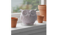 Cute Ceramic Owl Planter Easy to Clean Home Decor Multi Purpose for Desktop