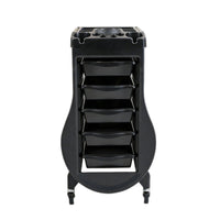 Salon Trolley Cart 5-Tier Salon Cart with Drawers Multipurpose Hairdresser Trolley for Barbers
