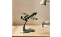 A 10A Model with Display Stand Decorative A ircraft Decor Cast Metal A viation Model for Office