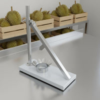 Durian Opener Stainless Steel Durian Opening Tool Commercial Grade Food Prep Equipment for Fruit Shop Owners, Restaurant, Market Stall