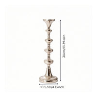 Candlestick with Pedestal Base Stylish Column Candle Holder Tall Decorative Candle Holder for Console