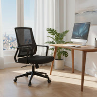 High-Density Foam Cushion Ergonomic Office Chair 135° Reclining Ergonomic Mesh Office Chair for Students, Dorm Room