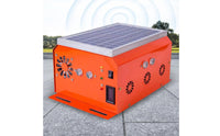Twin Power Solar High-Frequency Sound Bird Repeller Low Voltage Voice Bird Repeller Rechargeable Battery Pigeon Repellent Device Rainproof for Farmers, Orchard Owners, Farm