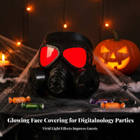 Gaming Inspired illuminated costume accessory Realistic Look costume accessory Post-Apocalyptic Theme Costume Accessory Adjustable Straps for Children, Cosplayers, Party Goers, Cosplay gatherings, Halloween, Themed Photoshoots, Stage Performances