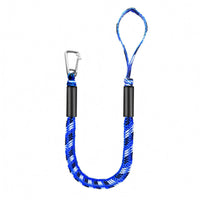 Shock-Absorbing Bungee Dock Line Guarding Sleeves Elastic Mooring Line Looped End Marine Gear for Docking, Anchor Point, Boating
